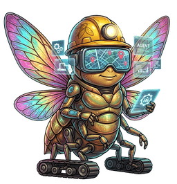 Flying bee agent